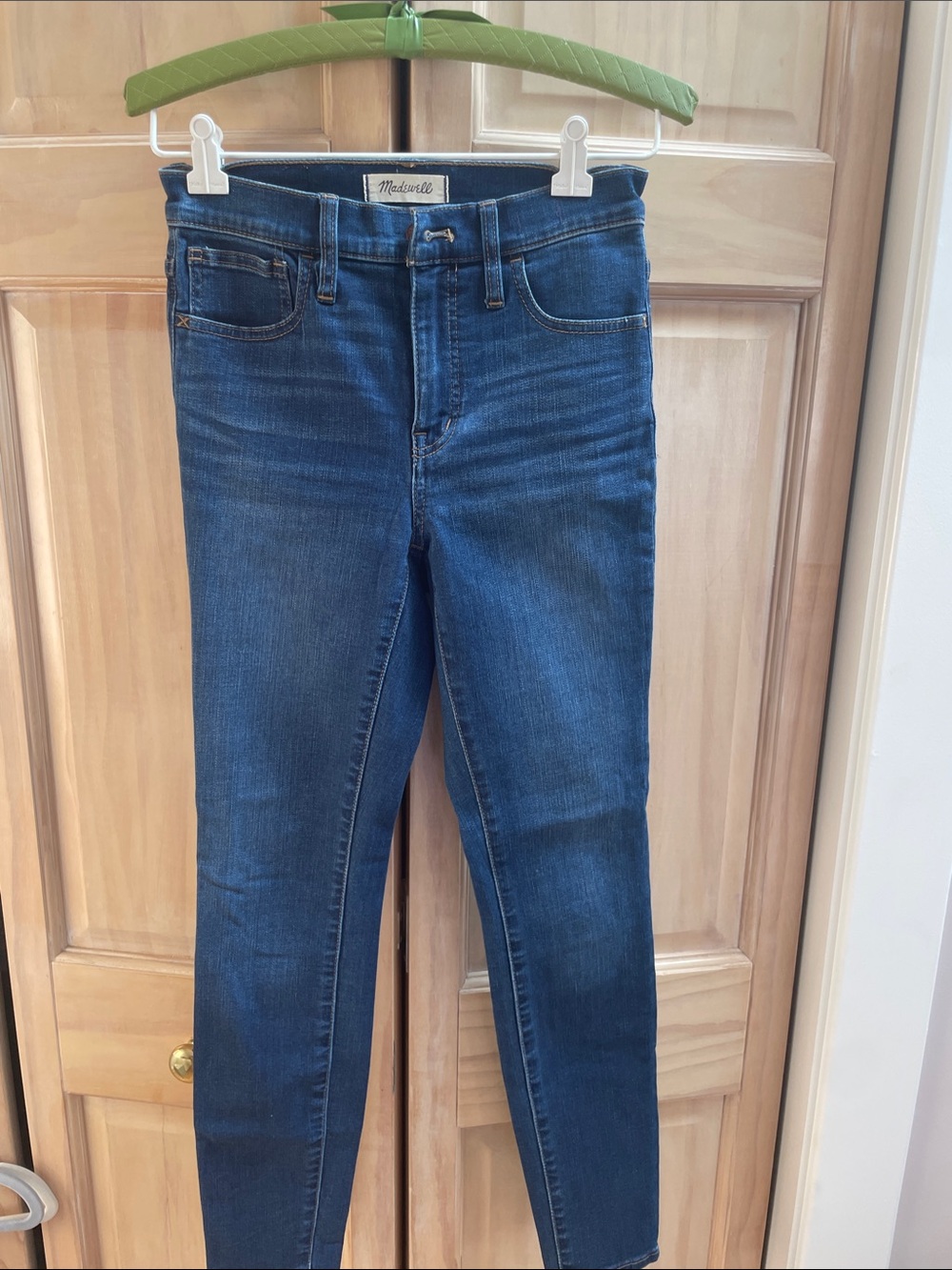 Madewell Skinny Jeans in Deep Indigo Wash